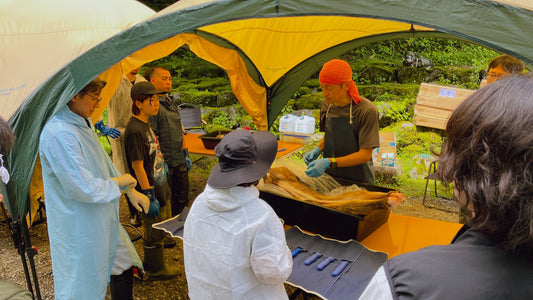 小菅村1期生、シカの解体体験開催！ パック詰めではない肉の醍醐味【ハンターバンク通信】
